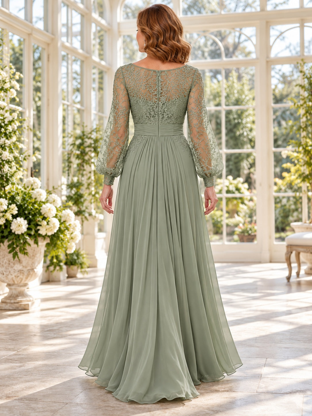 Ada Bridals style 204530, back view