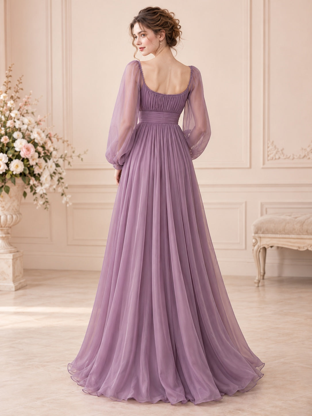 Ada Bridals style 373023, back view