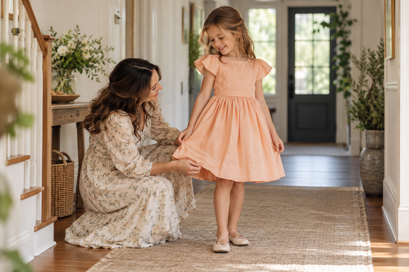 AI-generated editorial illustration for Flower Girl Dress Comfort: A Parent-Friendly Checklist