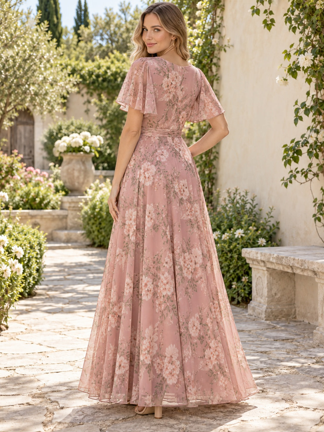 Ada Bridals style 112792, back view