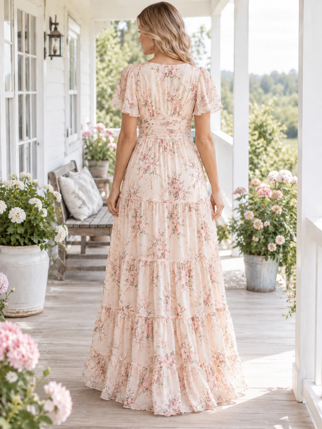 Ada Bridals style 112797, back view