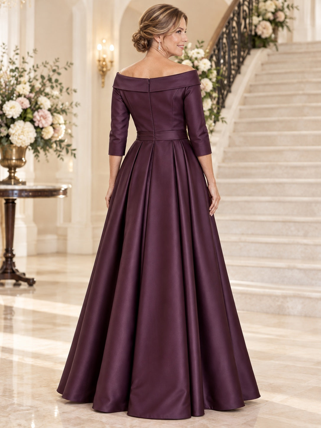 Ada Bridals style 203833, back view