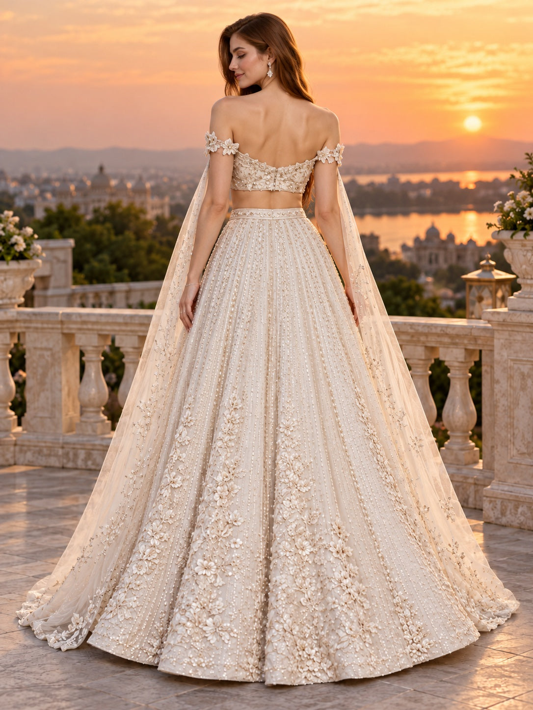 Ada Bridals style 374149, back view
