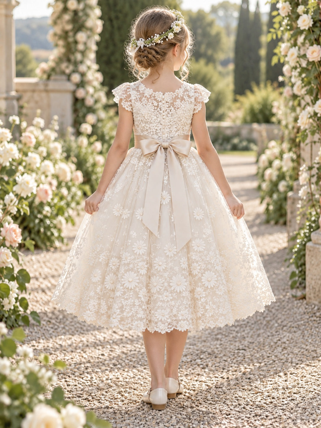 Ada Bridals style 409176, back view