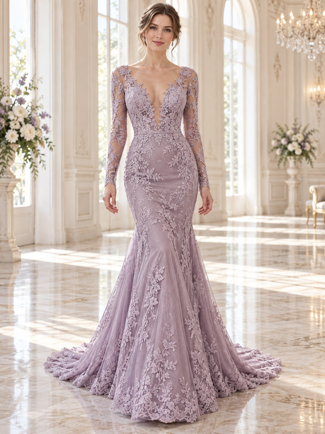 Ada Bridals style 736571, front view