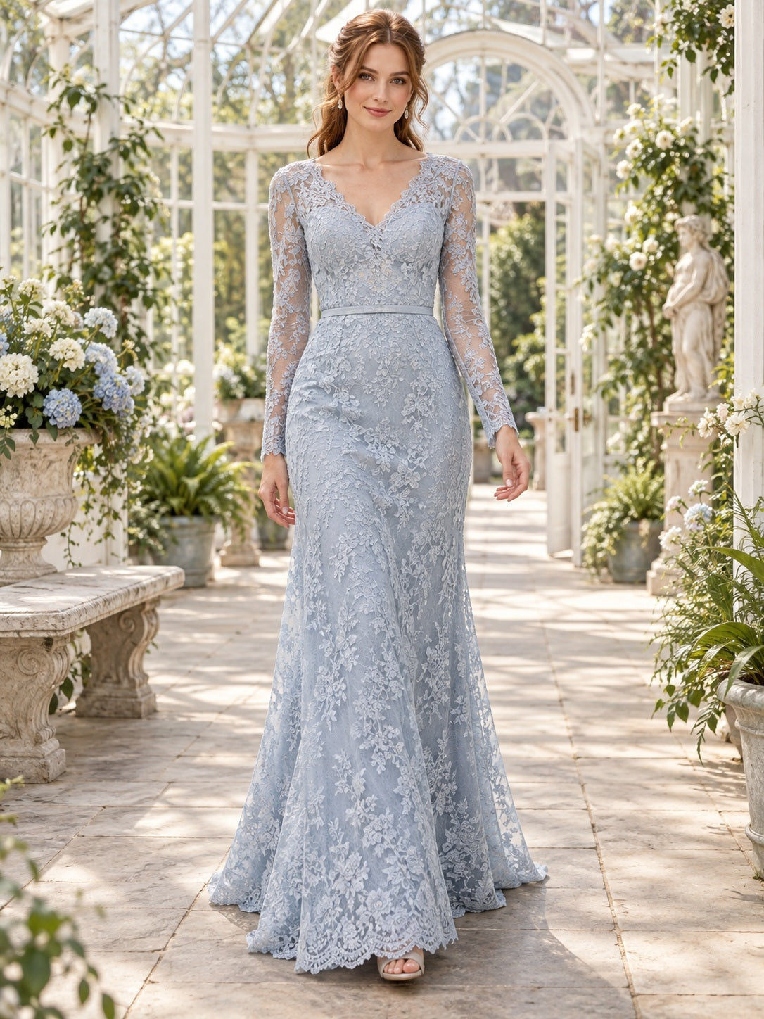 Ada Bridals style 736682, front view
