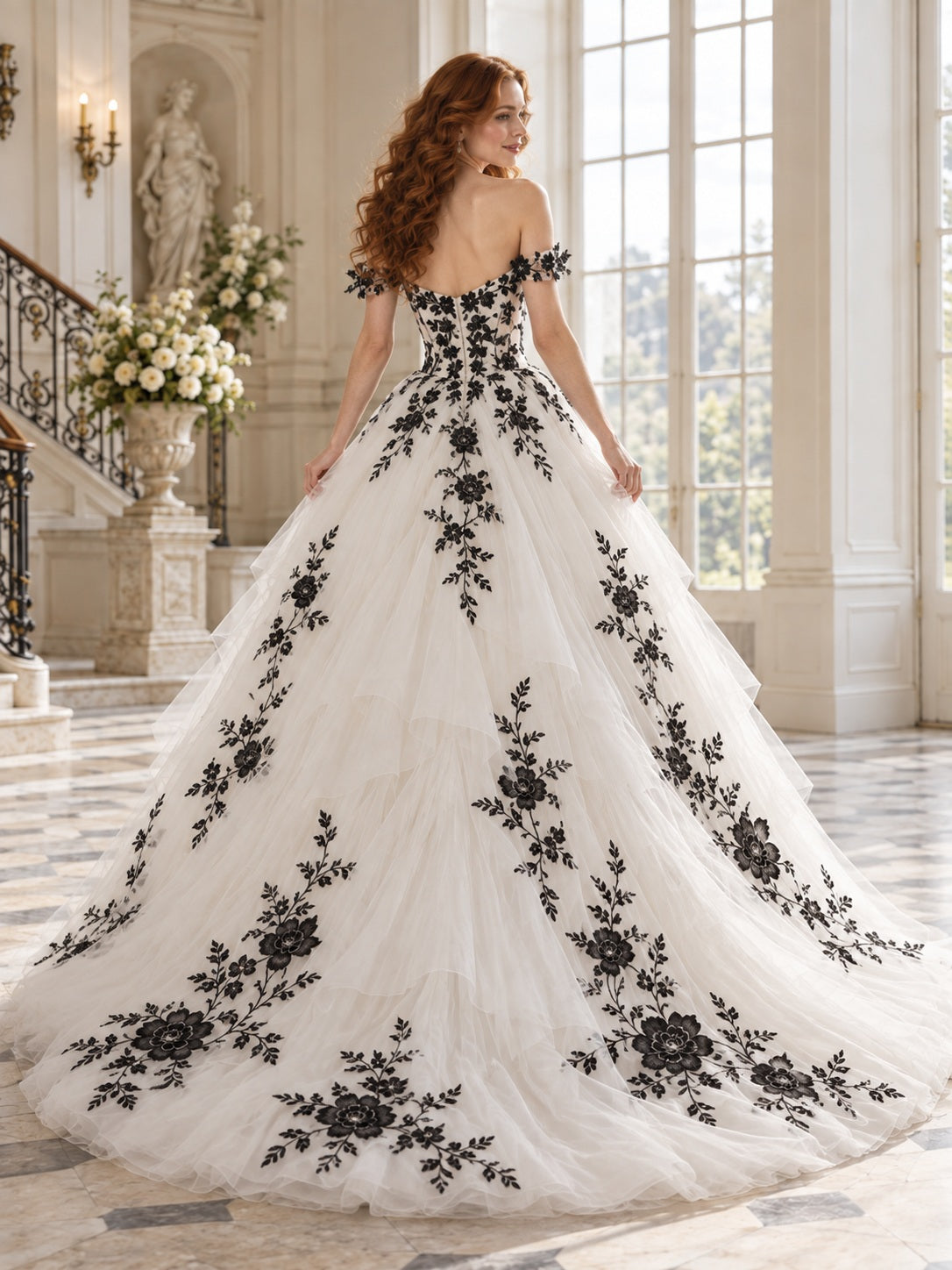 Ada Bridals style 736747, back view