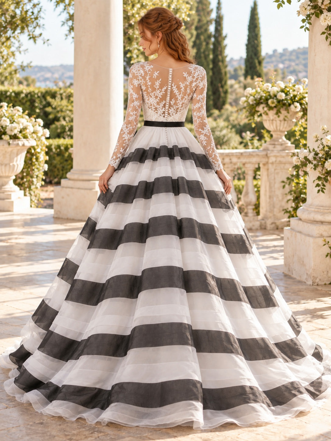 Ada Bridals style 736767, back view