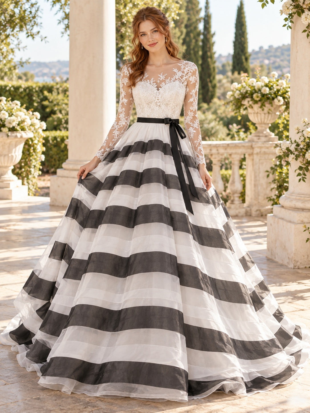 Ada Bridals style 736767, front view