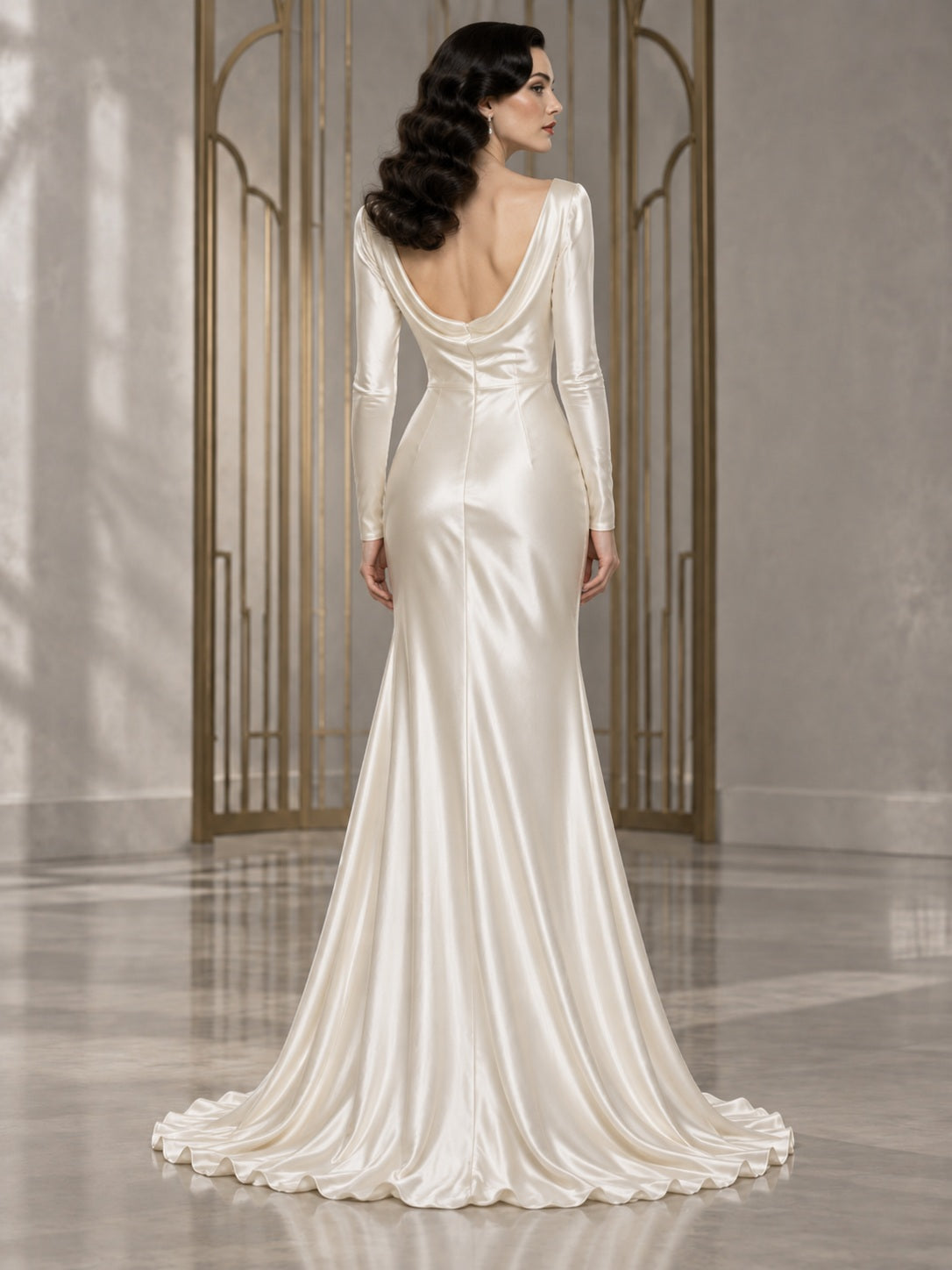 Ada Bridals style 737279, back view