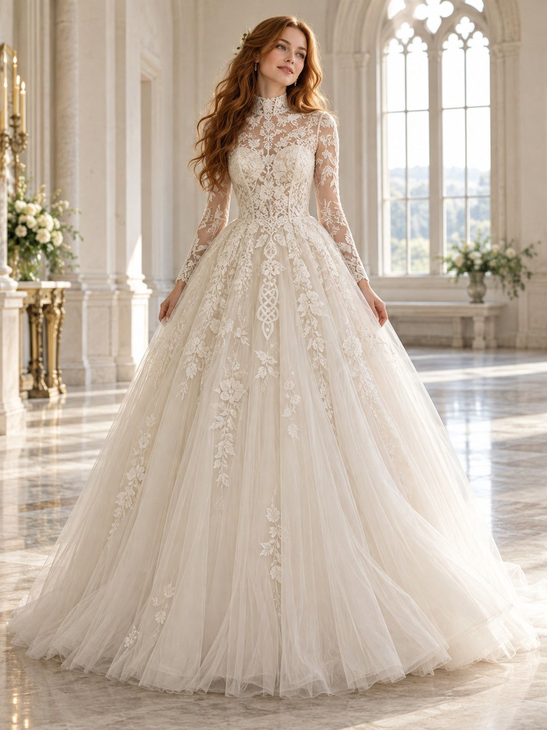 Ada Bridals style 737574, front view