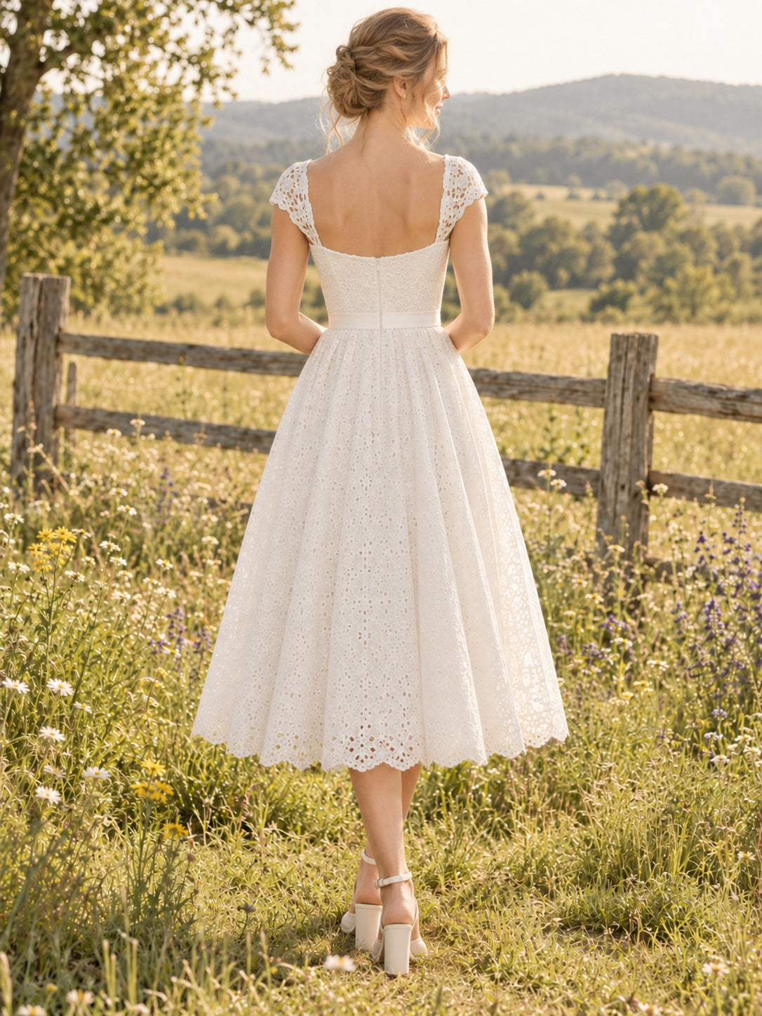 Ada Bridals style 737725, back view