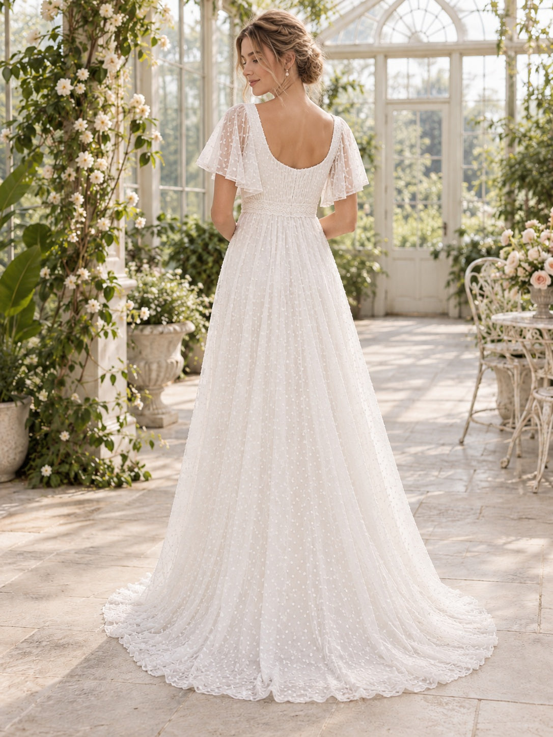 Ada Bridals style 737817, back view