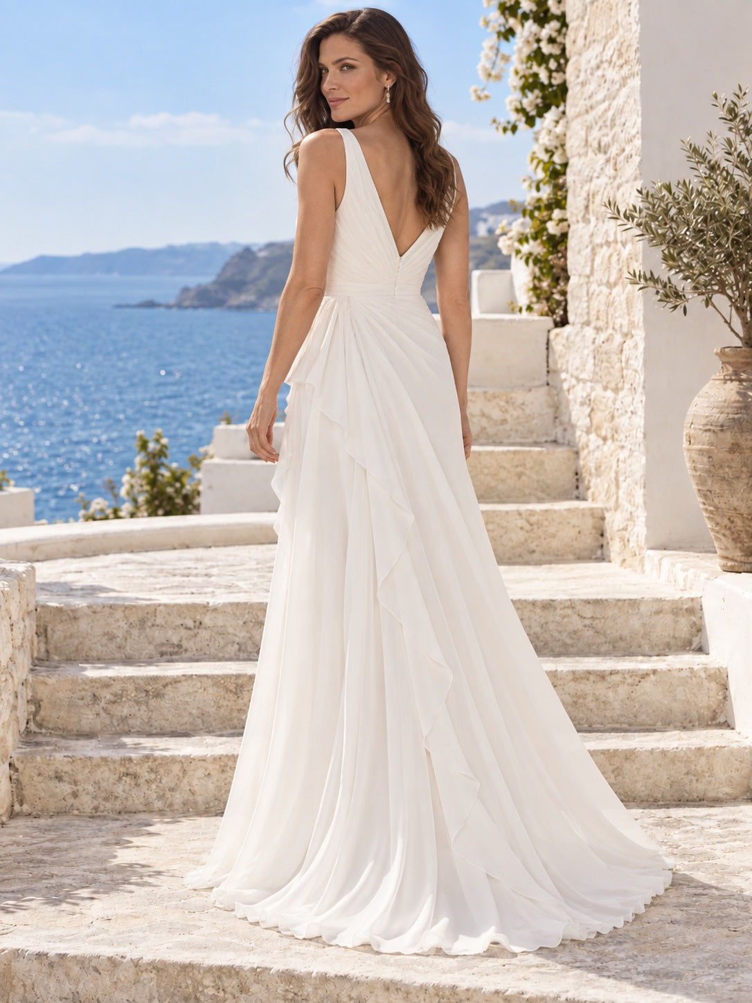 Ada Bridals style 737882, back view
