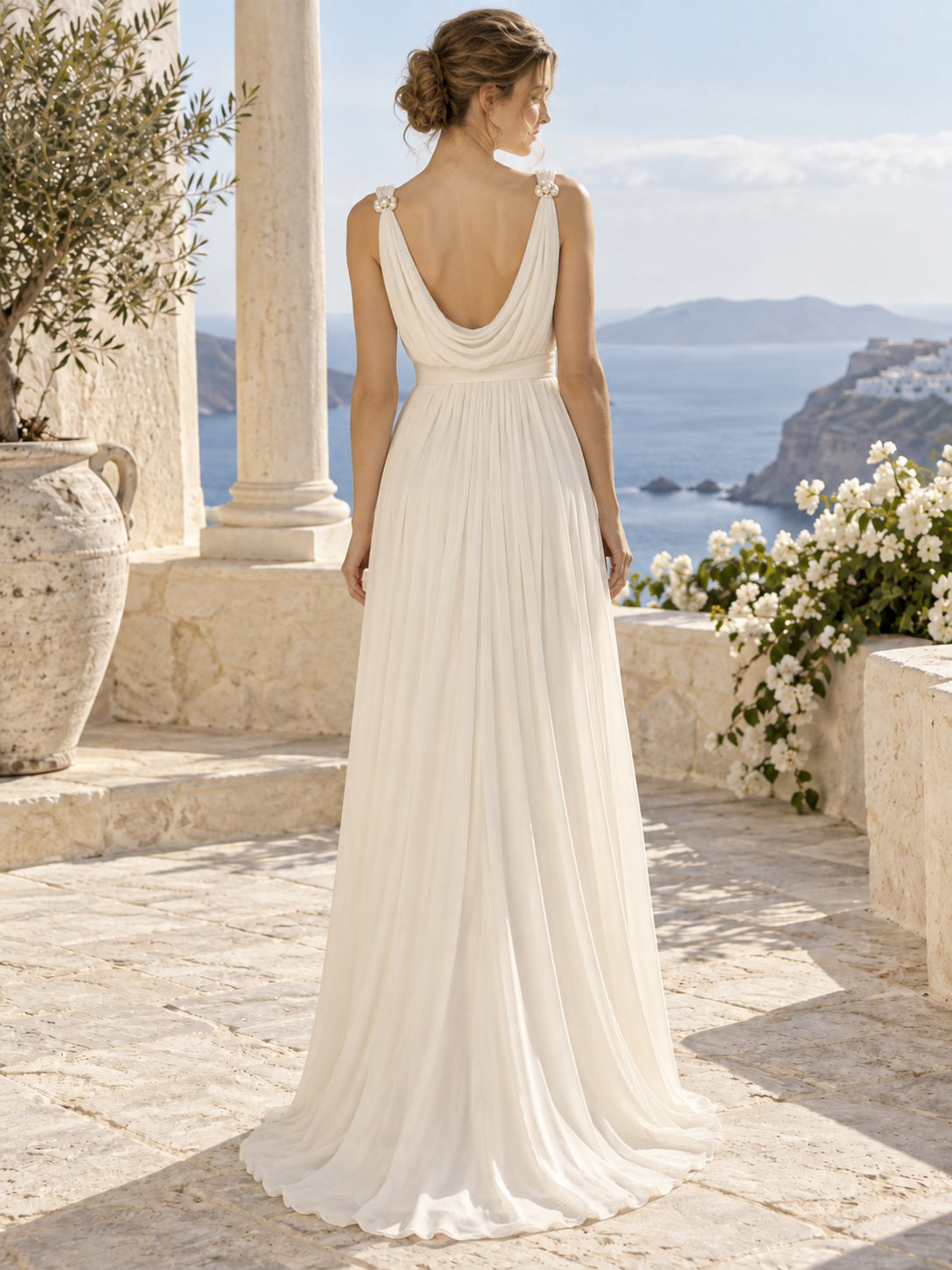Ada Bridals style 737892, back view