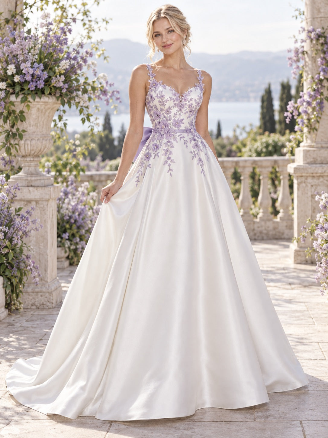 Ada Bridals style 738017, front view