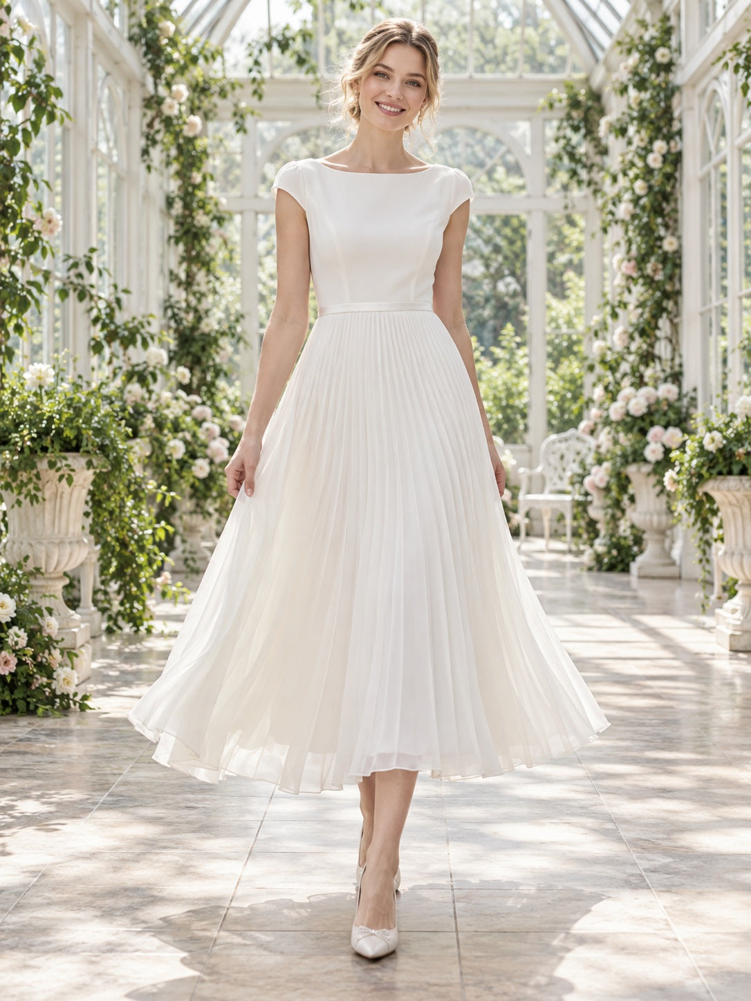 Ada Bridals style 738062, front view