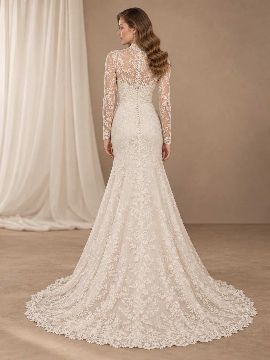 Ada Bridals style 738202, back view