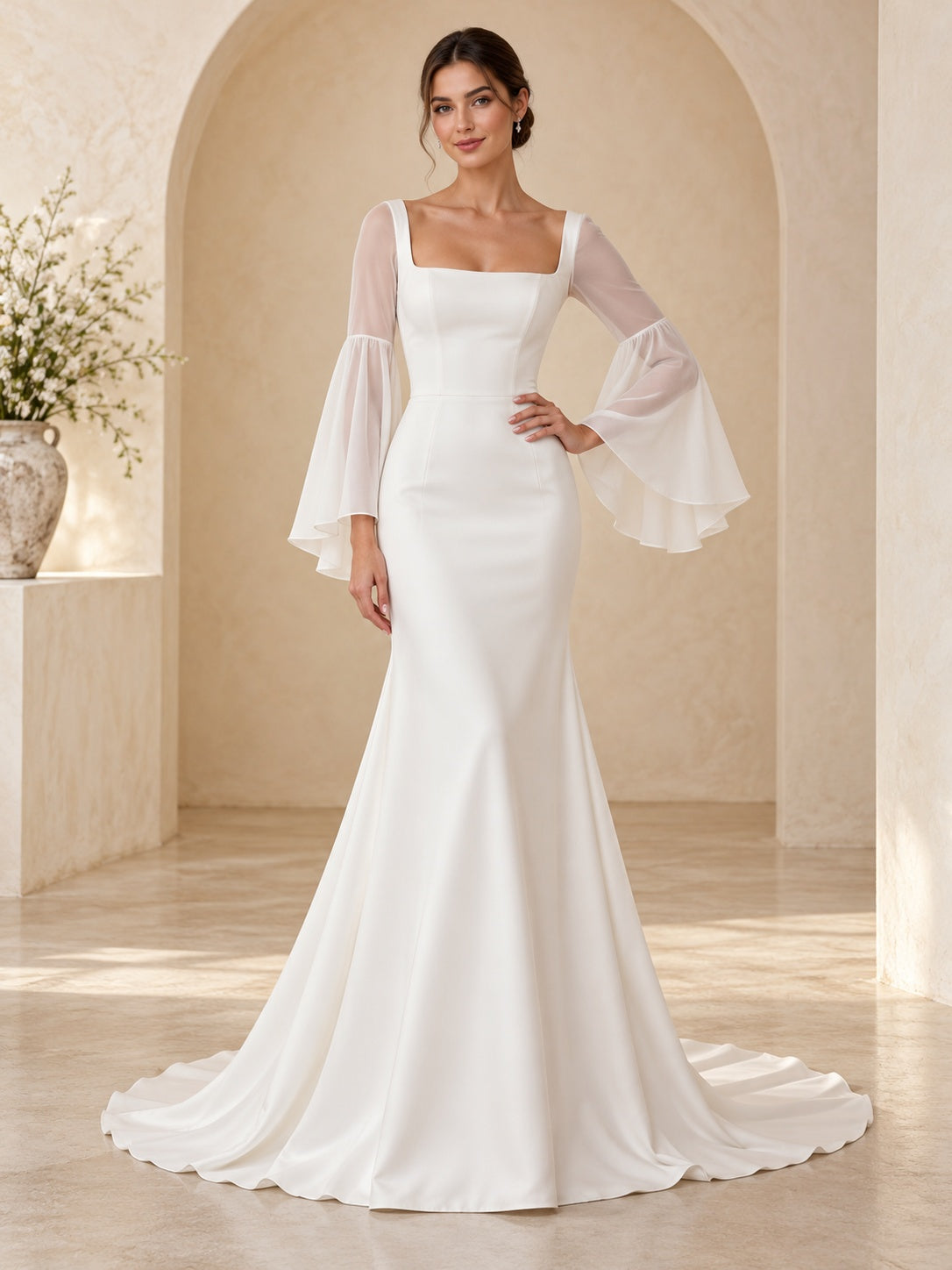 Ada Bridals style 745346, front view