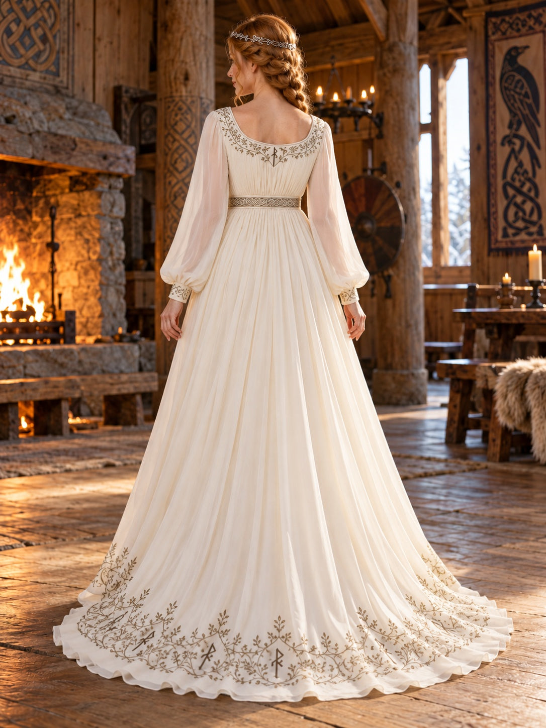 Ada Bridals style 745356, back view