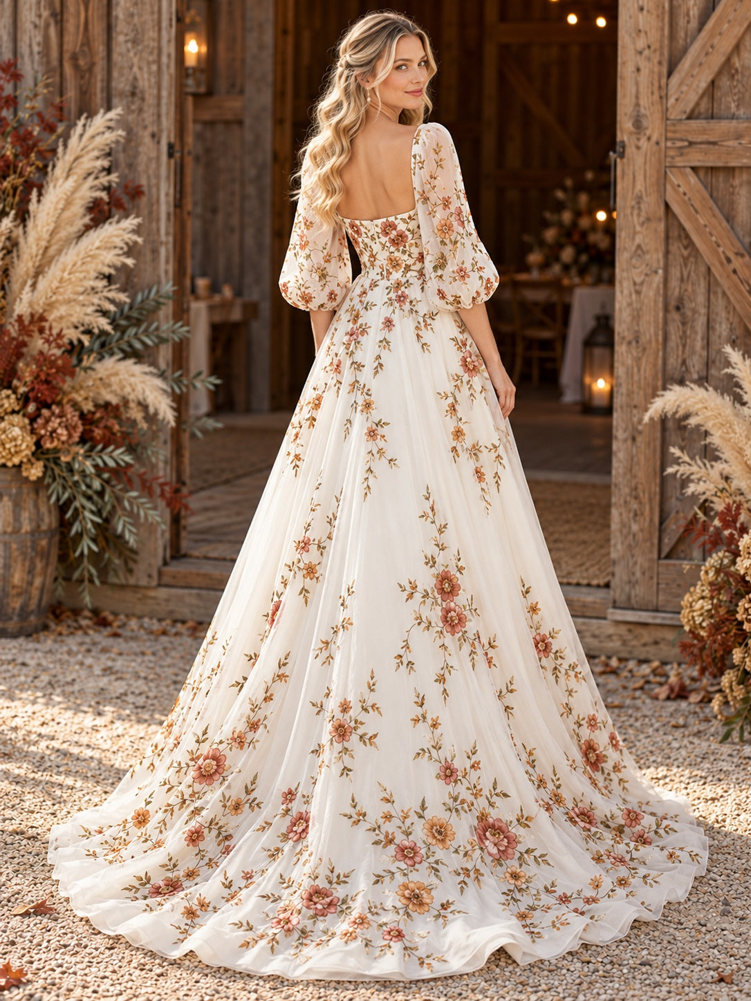 Ada Bridals style 745596, back view